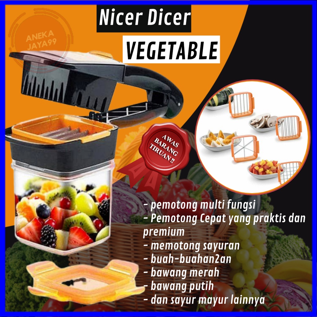 PRODUK- ALAT PEMOTONG SAYUR BUAH MULTIFUNGSI PEMOTONG SAYURAN SERBAGUNA PERLENGKAPAN DAPUR 5 IN 1