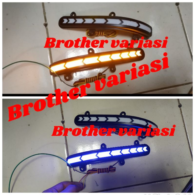Sein spion all new avanza grand innova lampu sein sen running kuning biru