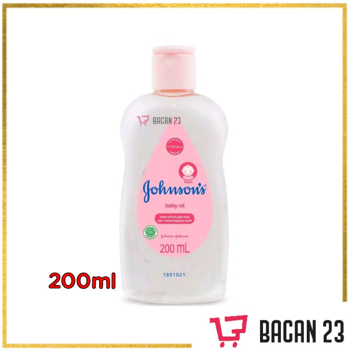 Johnson's Baby Oil (200ml)/ Minyak Bayi/ Bacan 23 - Bacan23