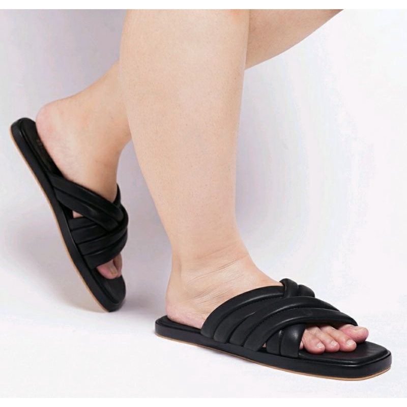 Sandal Wanita OVERSIZE 41.45 Tane.361 Sendal Ukuran Besar Kaki Gemuk Lebar Sendal Ukuran Langka Cantik, 41