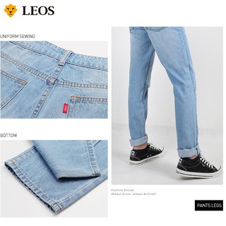 Mumpung Lagi Ada LEOS Original Celana  Jeans  Panjang Fit 