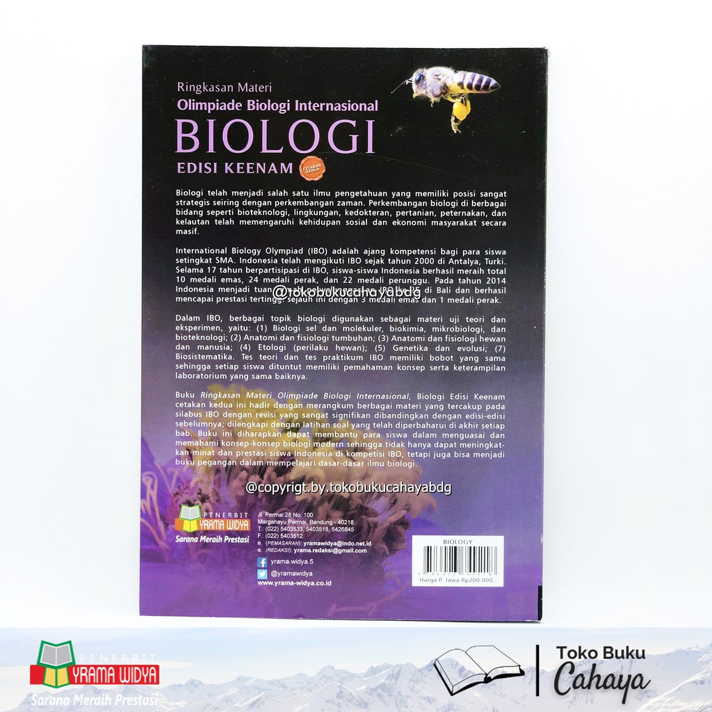 Buku Ringkasan Materi Olimpiade Biologi Internasional Edisi Keenam Yrama Widya-1