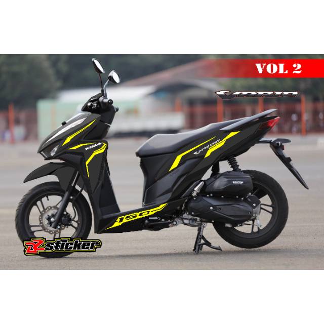 Paket Stiker body, lampu, velg buat Vario 125/150 fi new.