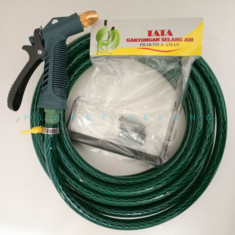 Paket Selang Air 10 Meter 5/8 Inch Tebal 2 MM ANTI LUMUT DAN ANTI MELILIT SELANG AIR TAMAN MURAH