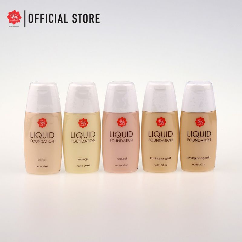 Foundation Viva - Liquid Foundation - Alas Bedak Viva