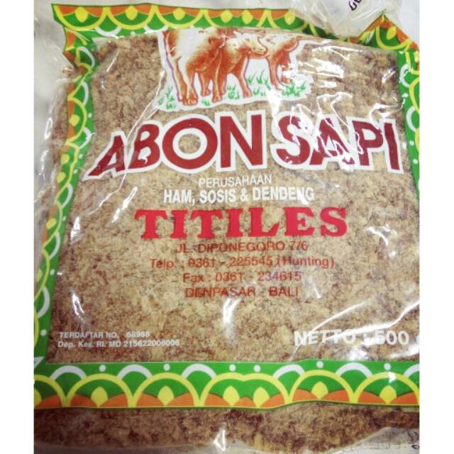 

Titiles Abon Sapi 500gr