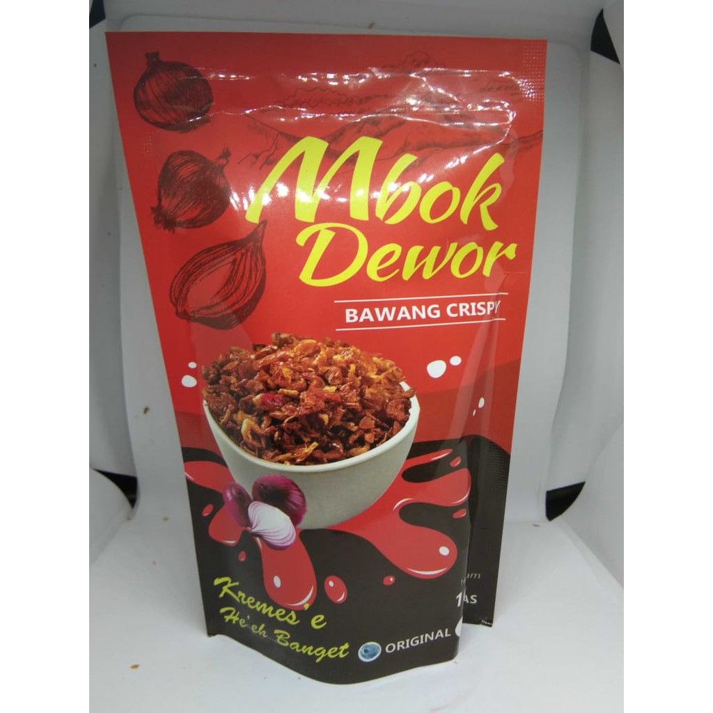 

Bawang Goreng Cemilan by Mbok Dewor Enak Gurih Renyah tanpa pengawet (100gr)