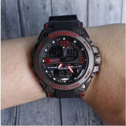 JAM TANGAN PRIA G-SHOCK GSHOCK KEPALA BESI METAL GST 8400 ANTI AIR