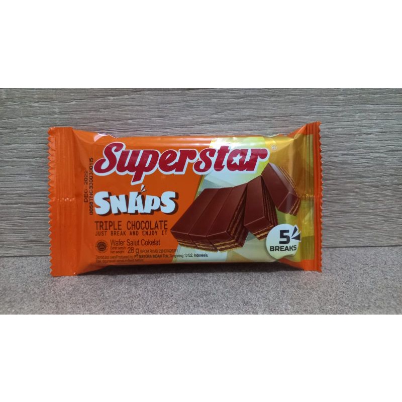 

superstar snaps triple chocolate