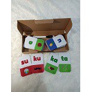 Kartu Flashcard Flash Card Baca Suku Kata Membaca Pintar Anak Mengeja