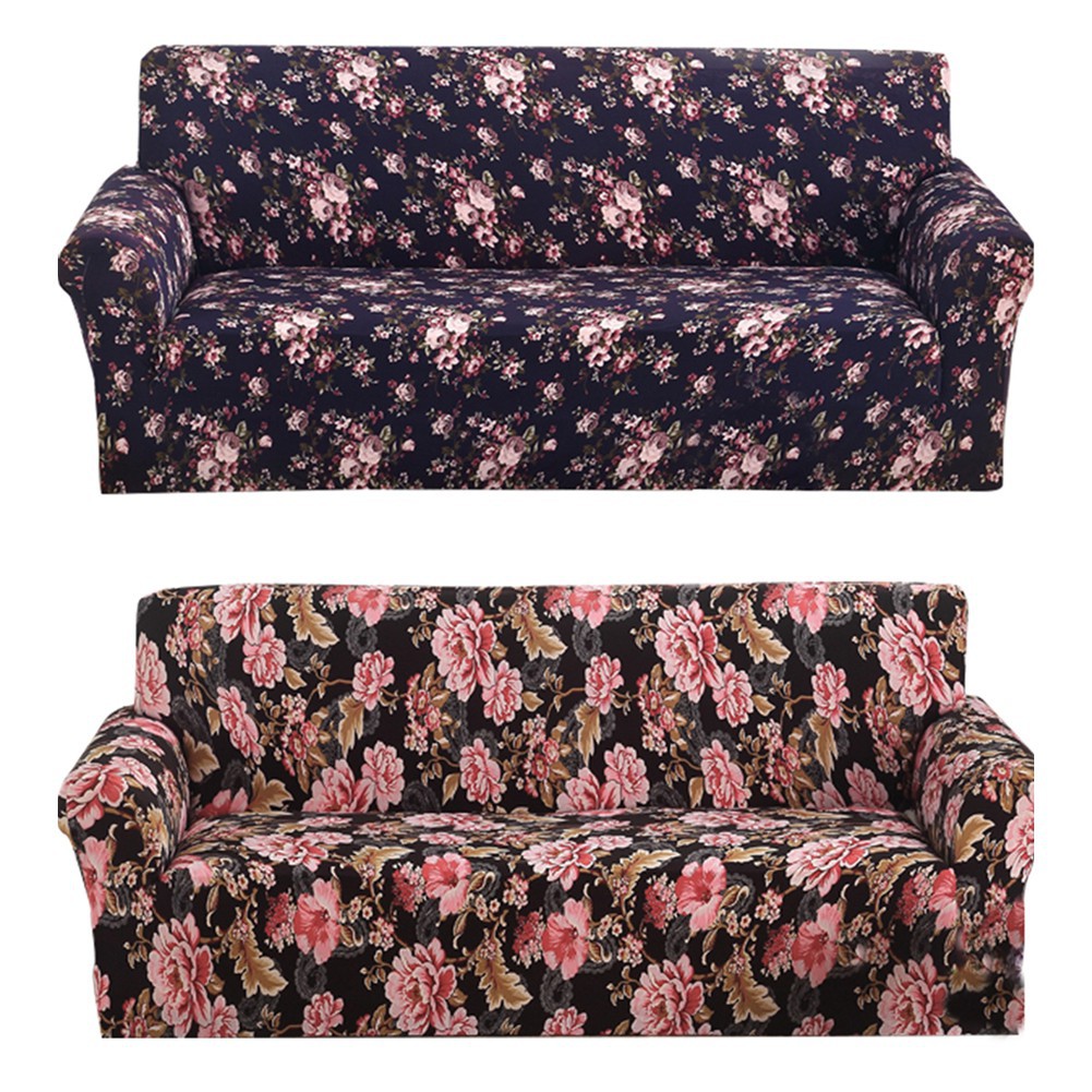 Sarung Pelindung Sofa Dengan Bahan Elastis Dan Gambar Motif Shopee