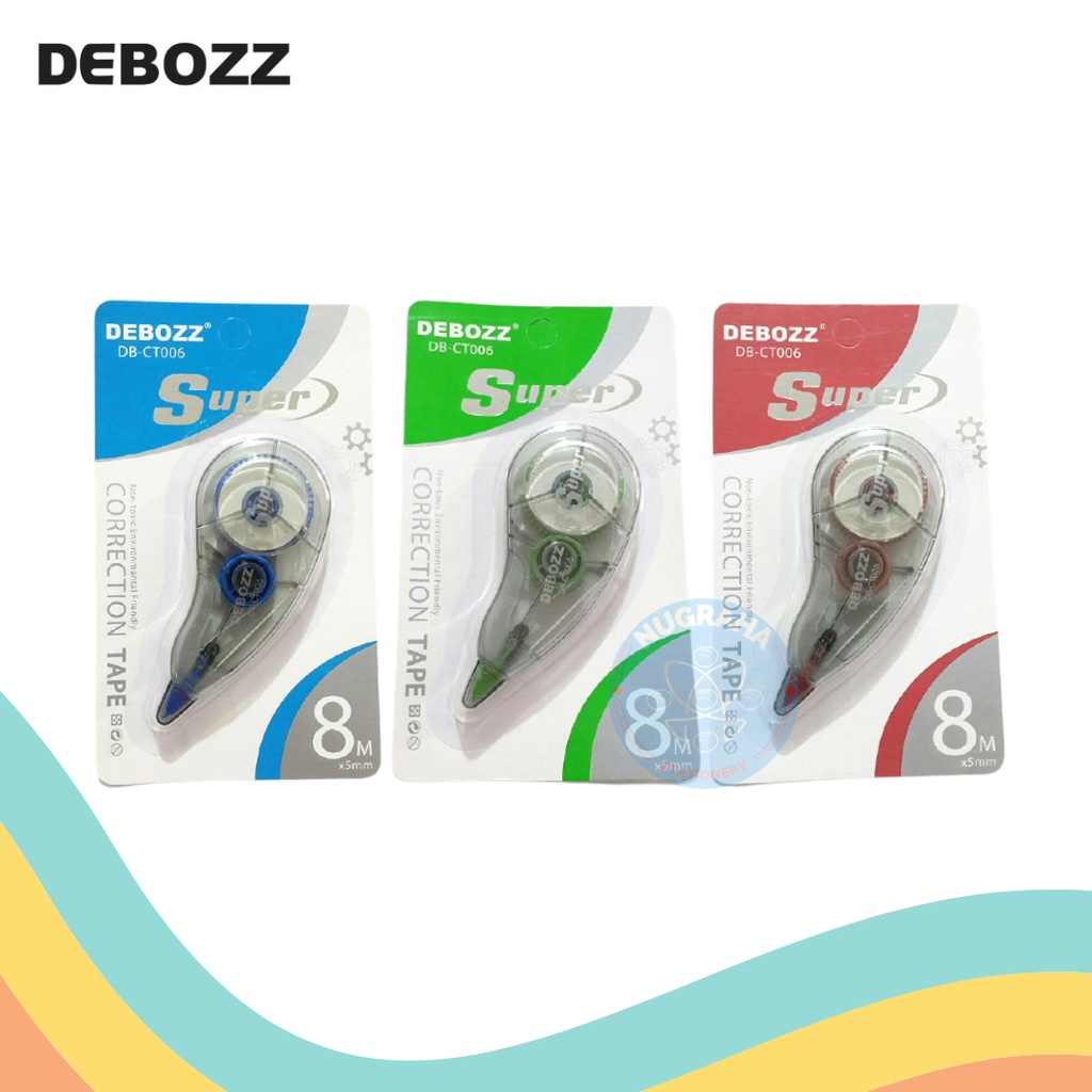 

CORRECTION TAPE DEBOZZ CT-006 (1 PCS)