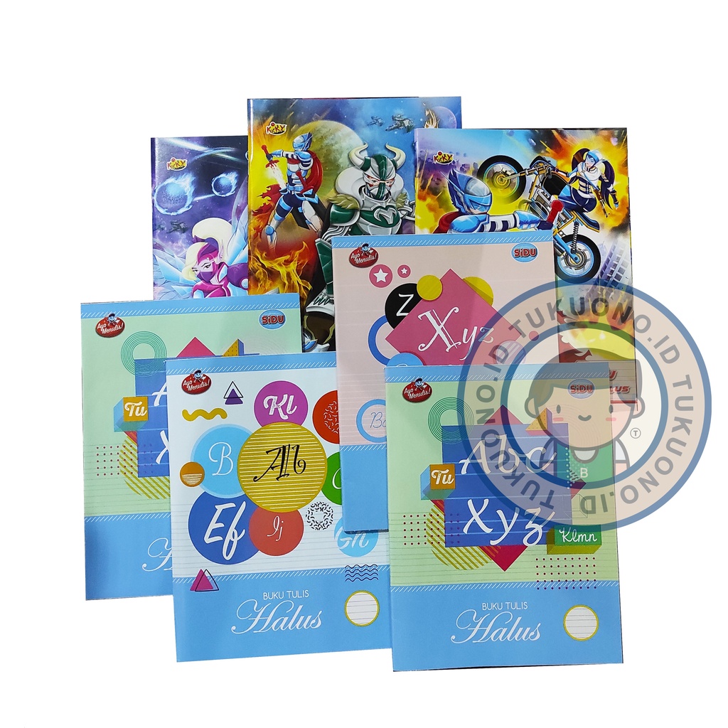 

(1 PCS/1 BUKU) BUKU HALUS 38 Lembar KWARTO | Tegak Bersambung