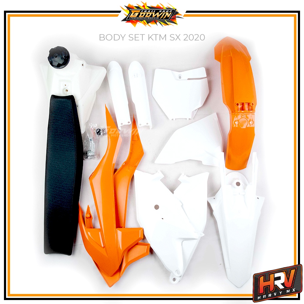 Body Set Trail Bodyset Cover Tangki Body Slebor Depan Belakang HRV KTM 250 2014/ 2017 KTM 85 2020 / KTM 85 SX 2020