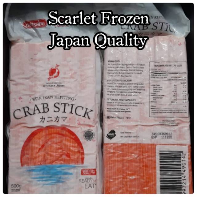 

CRAB STICK PREMIUM KUALITAS JEPANG 500GR