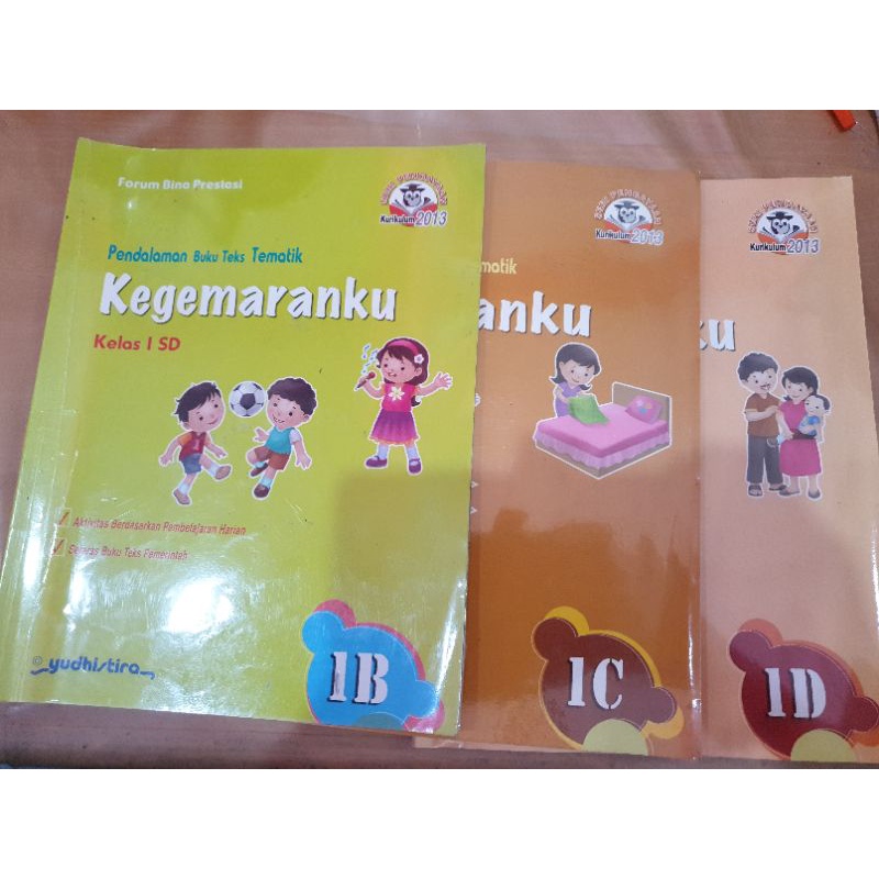 

Buku Pendalaman Buku Teks Tematik SD kelas 1B,1C,1D