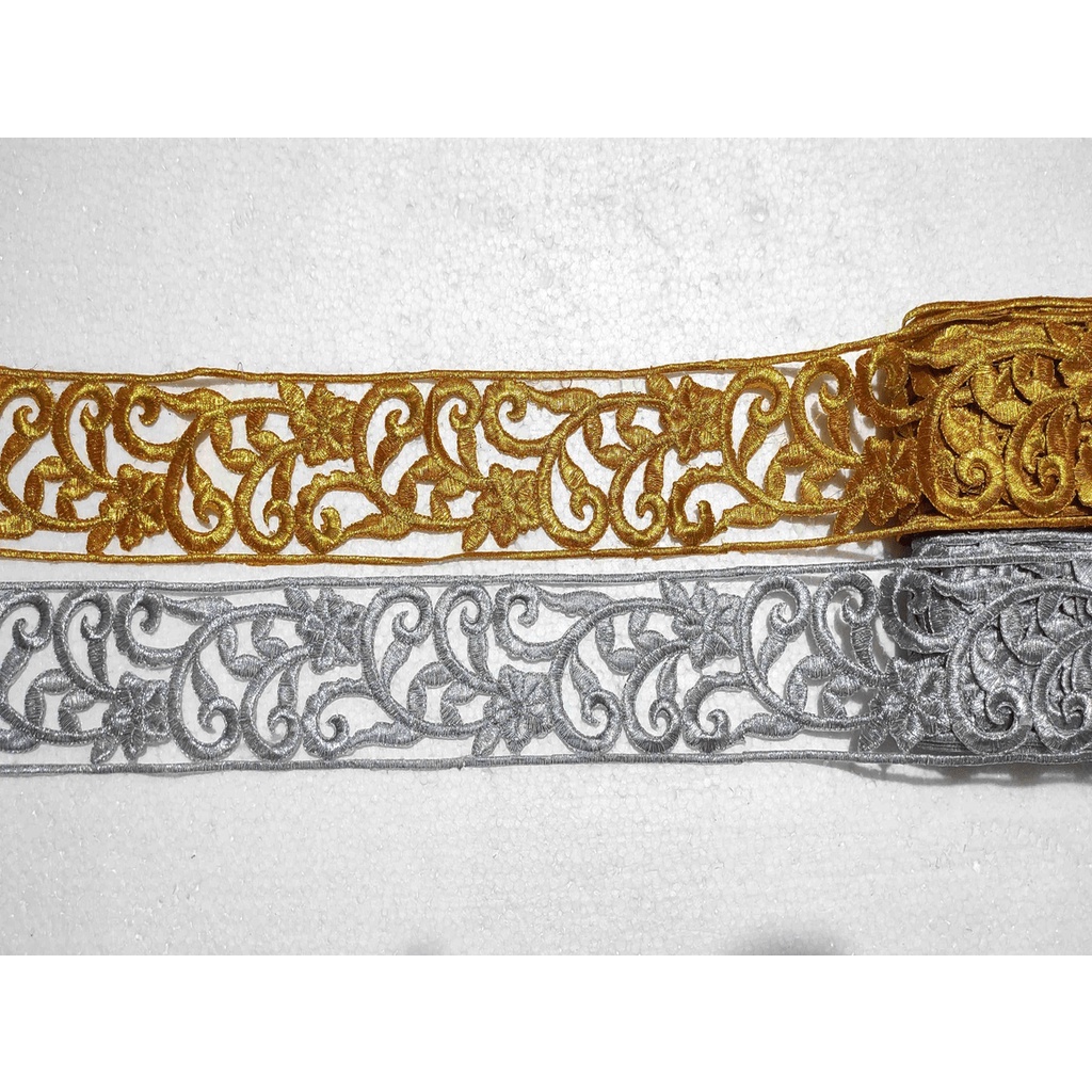 Renda Bordir Roll Pinggiran Kebaya Priska