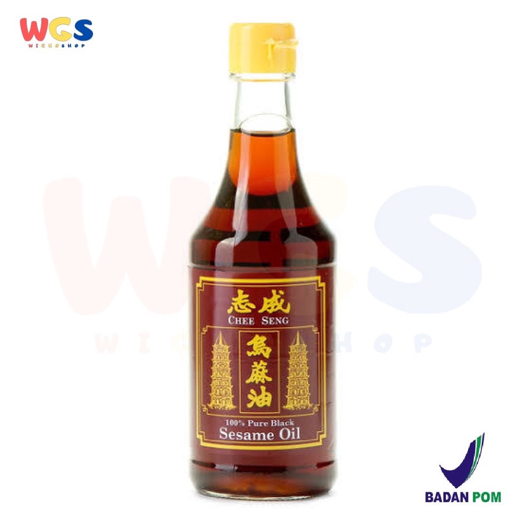 

Chee Seng 100% Pure Black Sesame Oil 320 ml - Minyak Wijen Hitam - Halal - BPOM