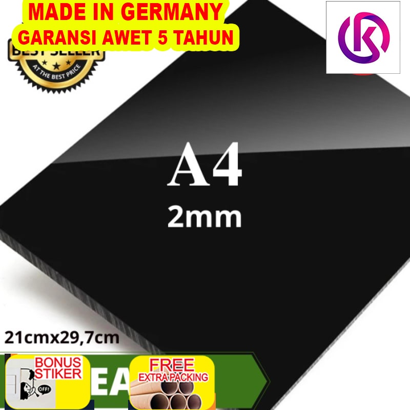 

Grosir Akrilik Lembaran 2mm hitam ukuran A4