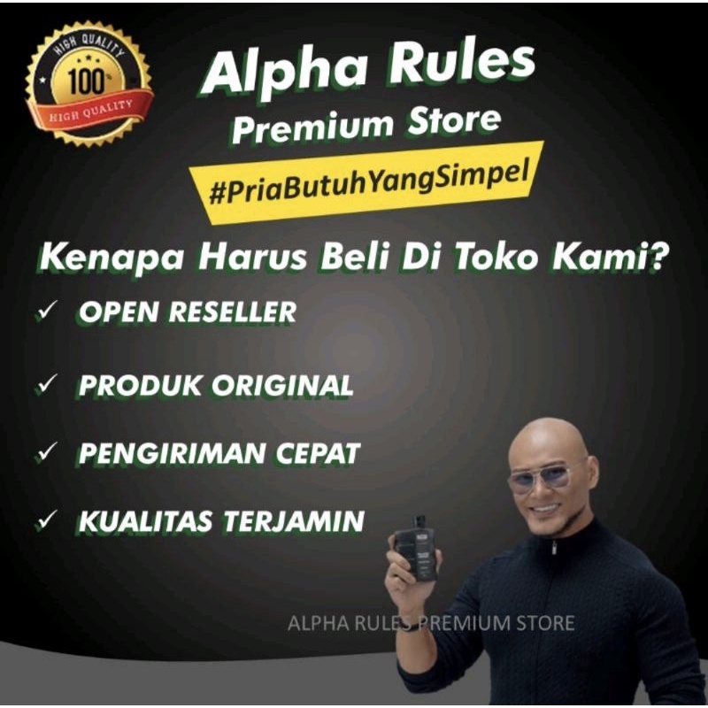 ALPHA RULES FACE HEADS UP DIRT RAZE OFF BODY CONTACT SKINCARE PAKET PERAWATAN WAJAH