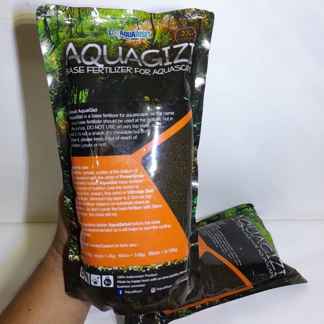 pupuk dasar aquascape aquagizi aqua gizi 1 kg murah