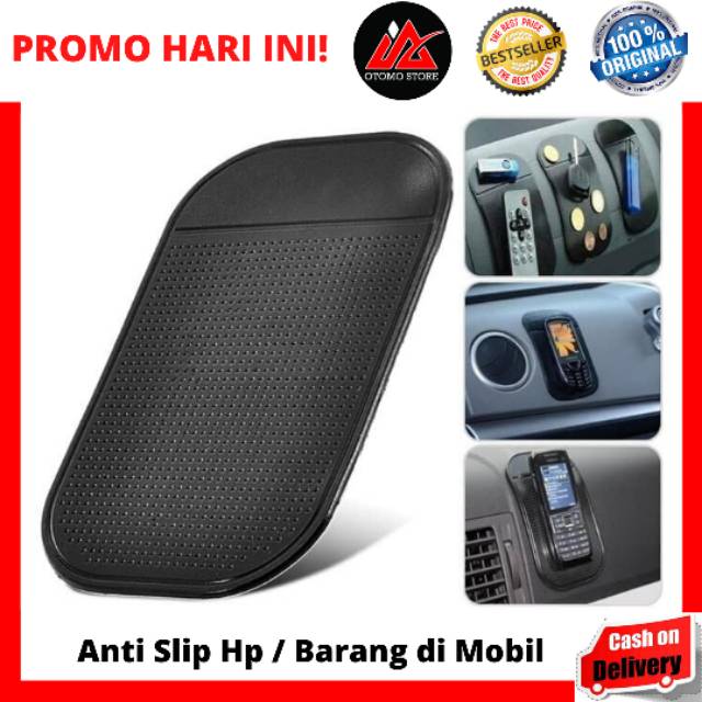 PHONE CAR Anti Slip Mat Spider Sticky Pad Karpet Karet Hp dan Barang di Dashboard Mobil Nempel Kuat