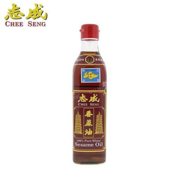 

chee seng 100% pure white sesame oil 375ml minyak wijen