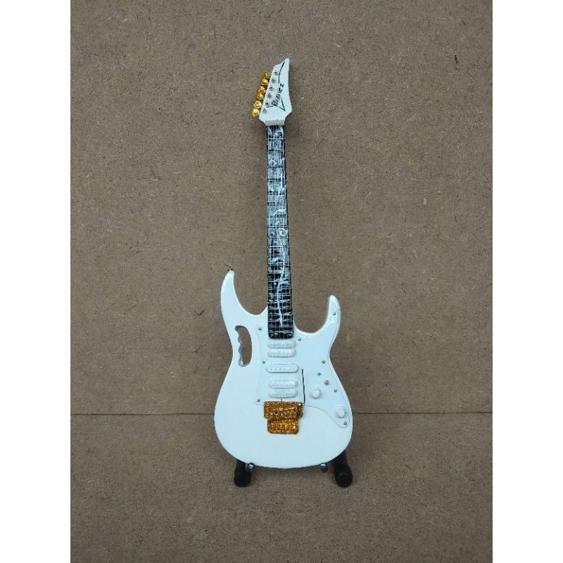 Miniatur Gitar Ibanez JEM7V White Steve Vai Signature