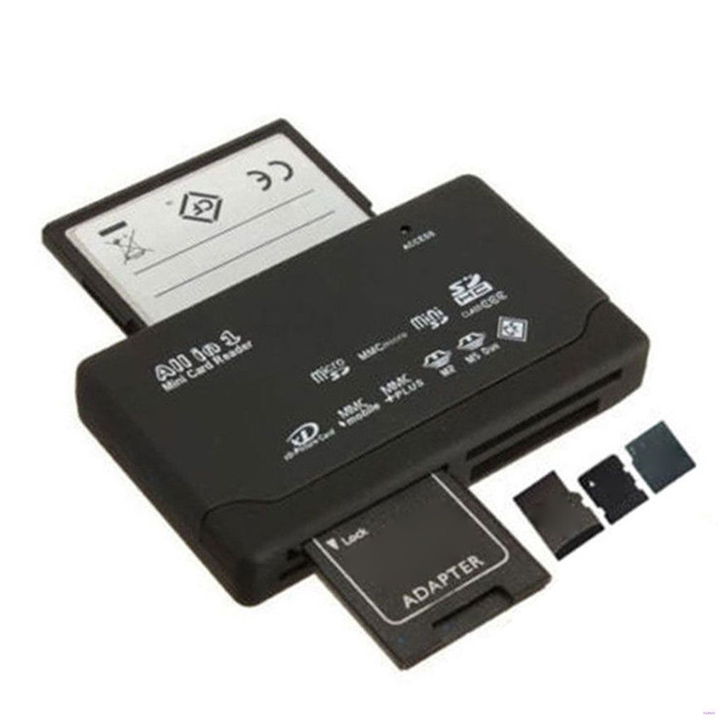 All In One Card Reader USB 2.0 SD Card Reader Adapter Support TF CF SD Mini SD SDHC MMC MS XD  huiteni