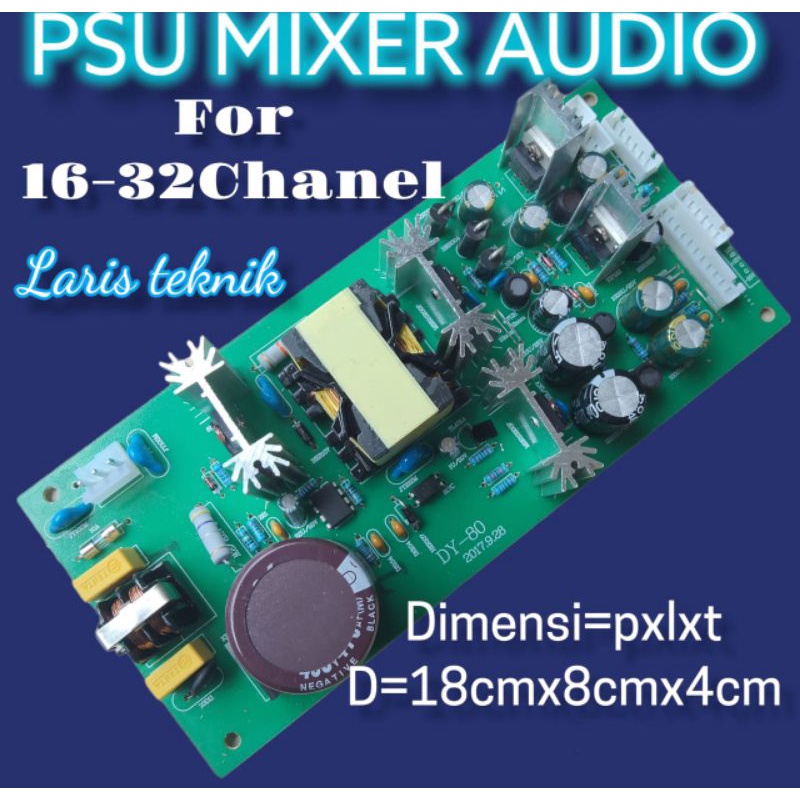 KIT PSU POWER SUPPLY MIXER Ashley AUDIO UNTUK 24 chanel 32 CHANEL