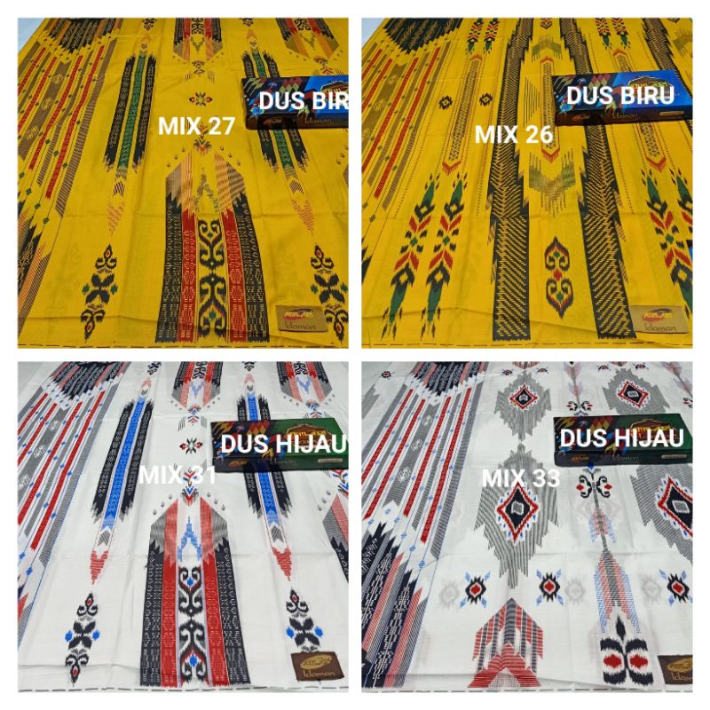 ATLAS IDAMAN KEMBANG MOTIF MIX | Sarung Atlas