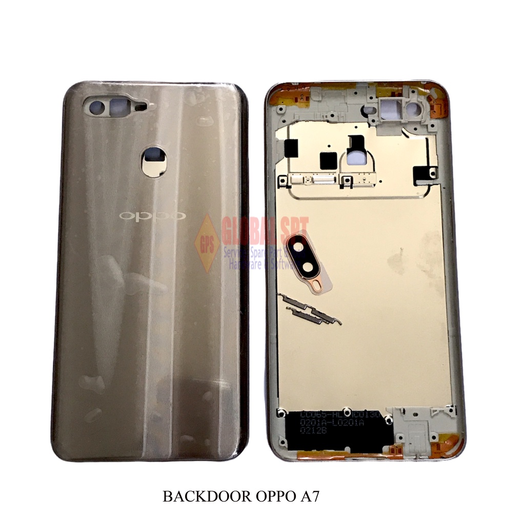 BACKDOOR OPPO A7 / BACK COVER FULL SET / TUTUP BELAKANG OPPO A7