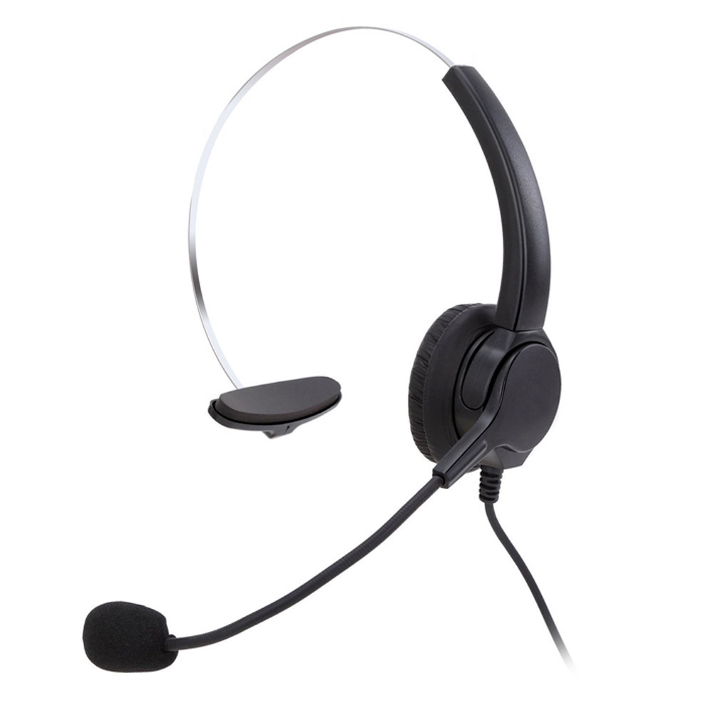 Telephone Desk HT500 with Headset Handsfree Call Center VH500 - Black