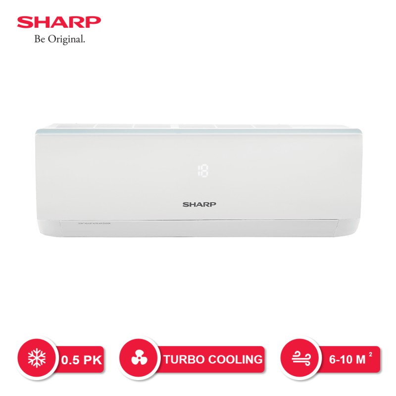Ac Sharp 1 2 Pk Khusus Surakarta Ah A5ucy Indoor Outdoor Unit Only Shopee Indonesia 