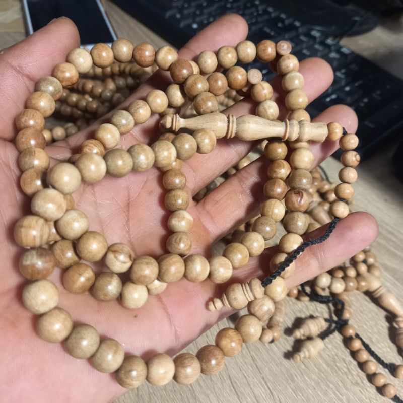 tasbih Cendana wangi 8mm tasbih kayu cendana tasbih cendana jawa