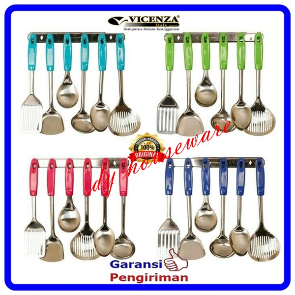 SUTIL SET SODET SET VICENZA KITCHEN TOOLS - V915C / Spatula Vicenza