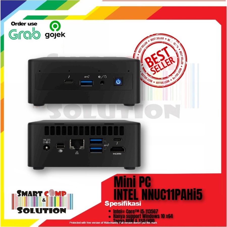 Komputer Mini PC Kit Barebone Intel NUC11PAHi5 - NUC Core™ i5-1135G7