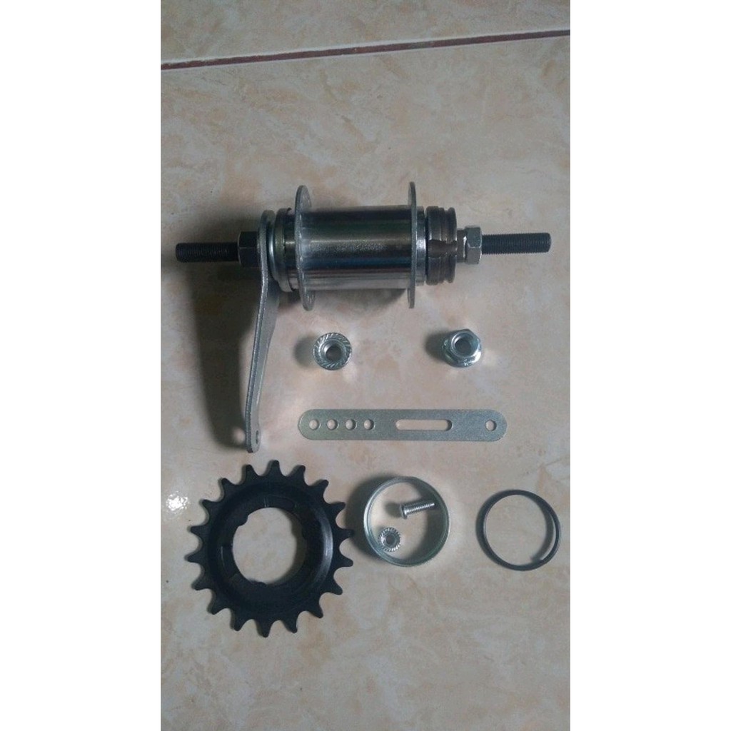 Hub Bos Belakang Torpedo  Sepeda Bmx. Fixie. Mini trek.lubang 36  Komplit