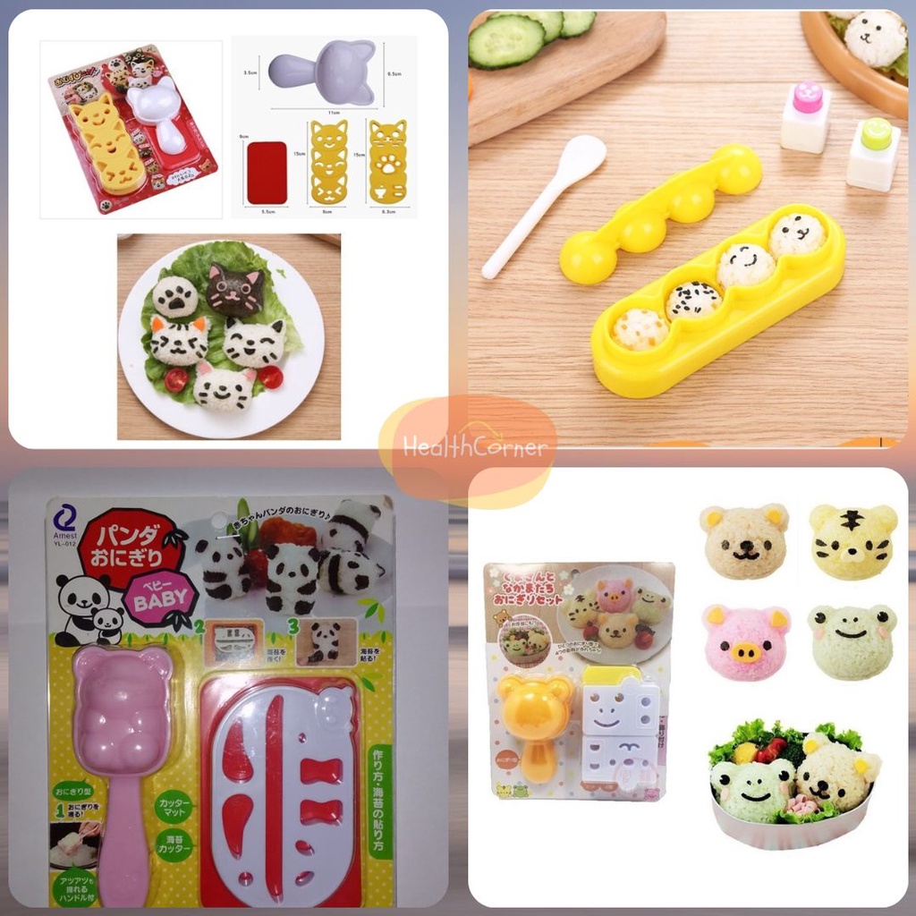 Cetakan Bento Chibimaruko Chan / Cetakan Nasi Bekal Anak DIY Bento CUTTER Lucu