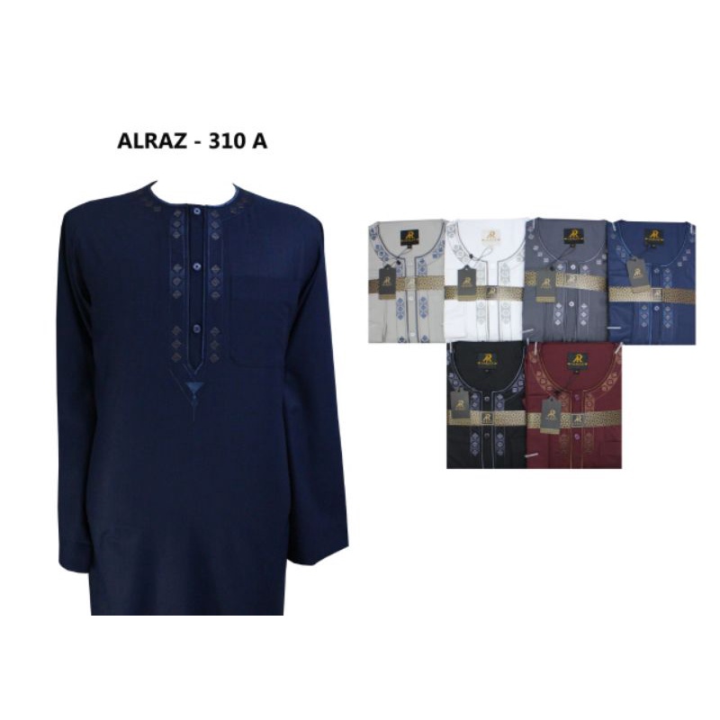 Jubah Al Raz Oblong Lengan Panjang