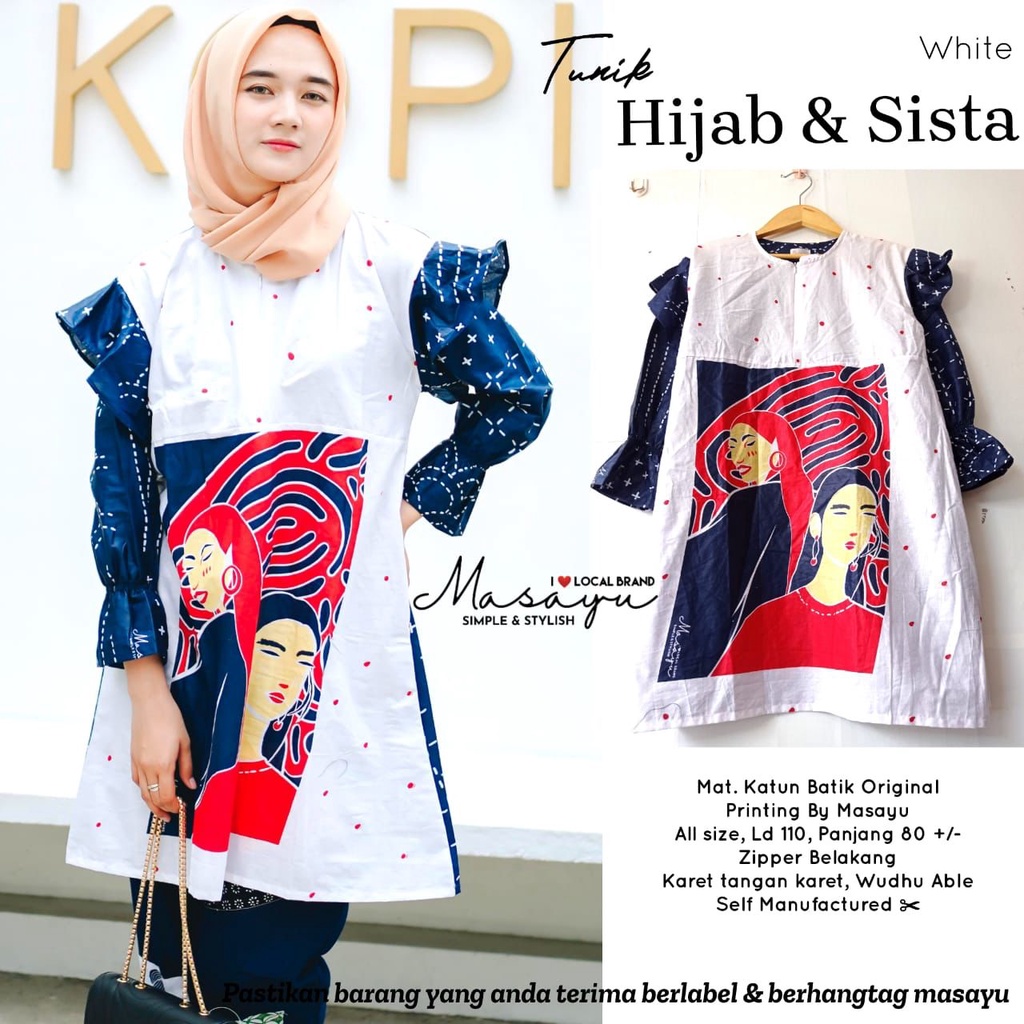 Tunik hijab dan sista ori by masayu