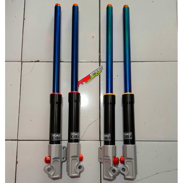 paket shock depan as rainbow bottom rt stage yoko gold rainbow blue satria fu sonic tiger cb glpro n