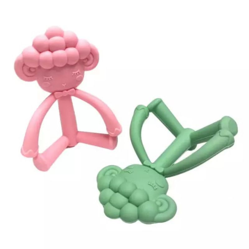 Teether silicone baby elephant animal / mainan gigitan bayi karet silikon