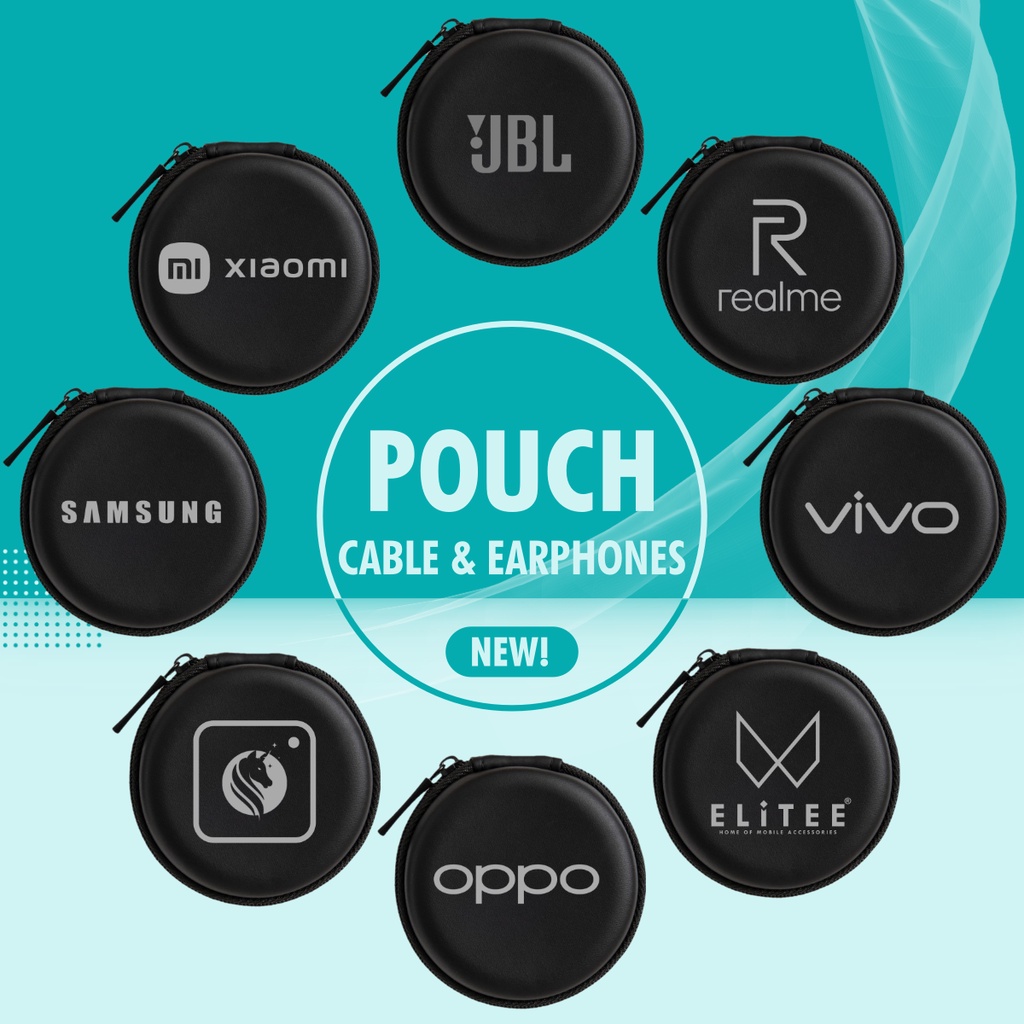 Pouch Headset Kabel / Dompet Mini Multifungsi