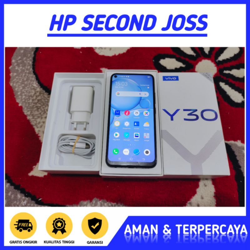 Vivo Y30 Ram 4/128 GB Second Bergaransi