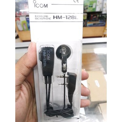 EARPHONE HT ICOM V80 U80L V88 V8 ORIGINAL   ICOM HM 128L ORIGINAL Termurah