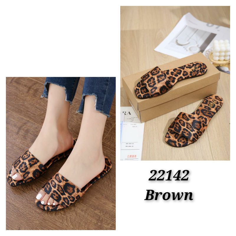 Sendal flat Slipper Full set Zr import  Kode 22142