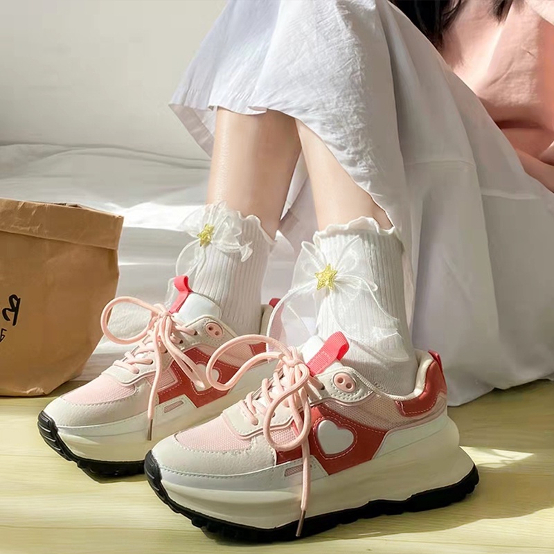 XJ-888 Sepatu sneakers wanita, sepatu wanita terbaru tahun ini