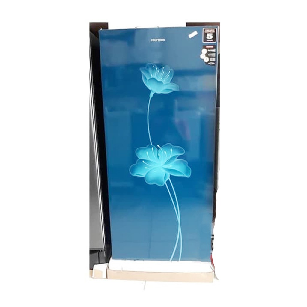 POLYTRON PRX 180 B BIRU METAL KULKAS 1 PINTU 180 LT LITER PRX180