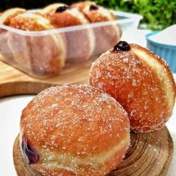 

Donat Bomboloni 10pcs Frofoo Halal Homemade Frozen Food TERLARIS TERPERCAYA ORIGINAL